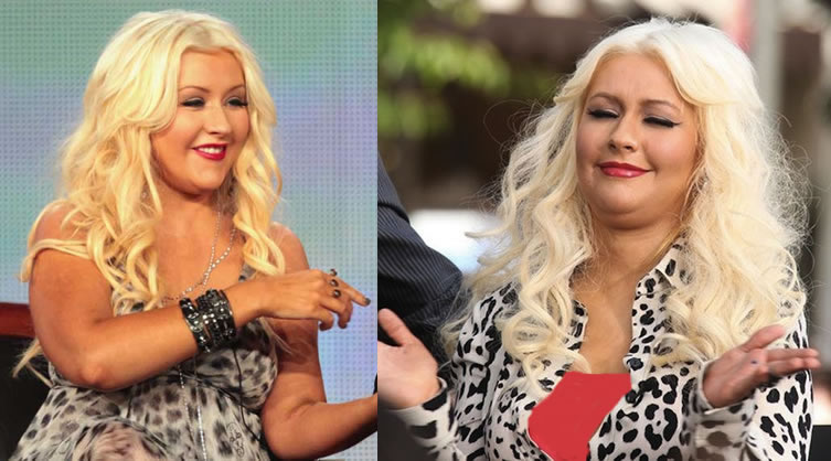 Diät der Stars: Christina Aguilera mit bergewicht